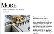 Screenshot of the article Financial Duress and Divorce on More Magazine.