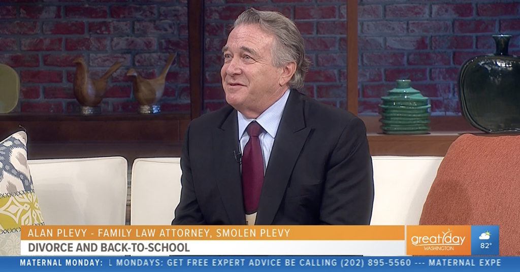 Attorney Alan Plevy discusses the divorce dilemma of sharing back-to-school costs on WUSA9.