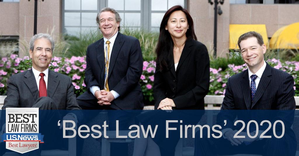 SmolenPlevy is listed on U.S. News & World Report's 2020 edition of the Best Law Firms.