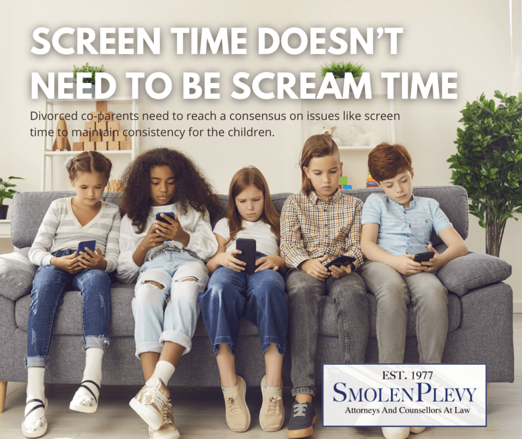 Screen Time Doesn't Need to be Scream Time: divorced co-parents need to reach a consensus on issues like screen time to maintain consistency for the children.