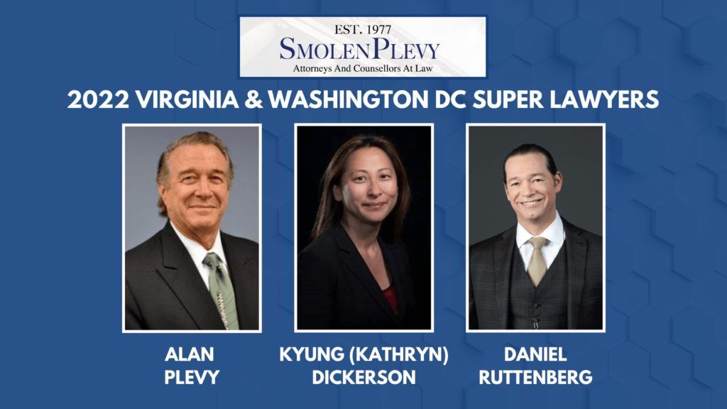 Virginia Super Lawyers SmolenPlevy Attorneys Make 2022 Lists